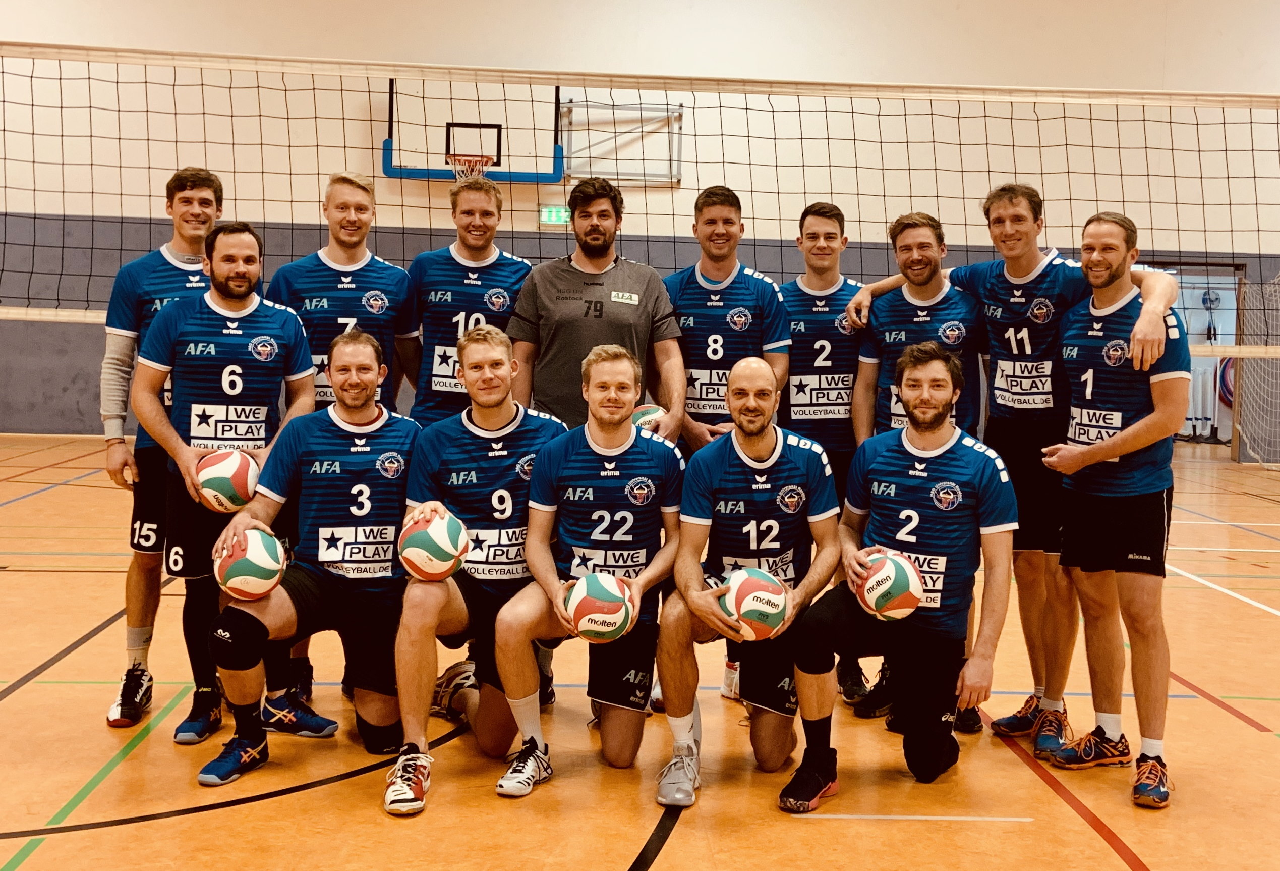 Mannschaftsfoto HSG Uni Rostock